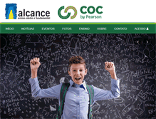 Tablet Screenshot of colegioalcance-jac.com.br